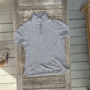 Vince Light Gray Polo Shirt
